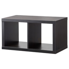 IKEA KALLAX Shelving Unit Black-Brown Storage Cube Bookcase Display Organizer UK