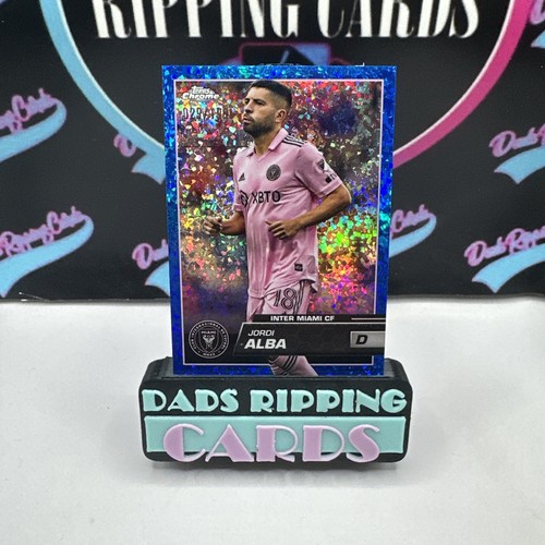 2023 Topps Chrome MLS - Jordi Alba #17 Blue Mini-Diamond Refractor /199