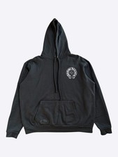 Chrome Hearts Black White Las Vegas Horseshoe Logo Hoodie