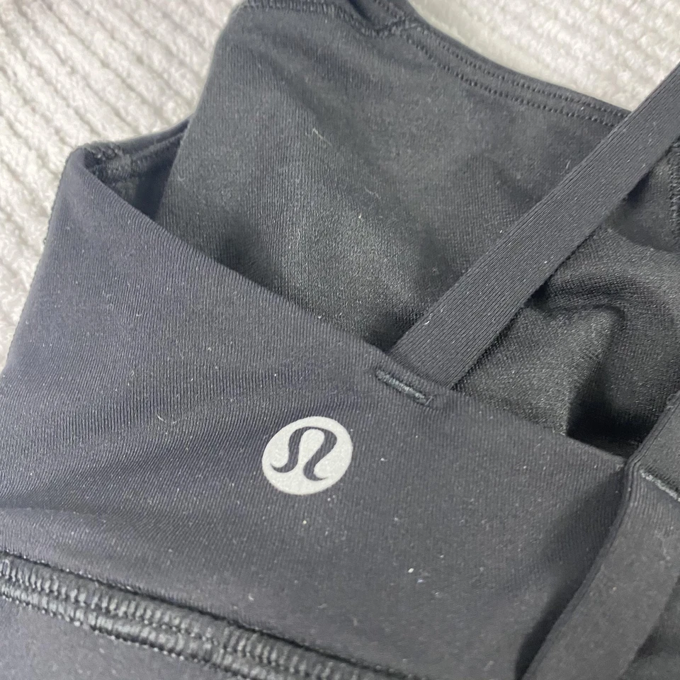 Lululemon Sports Bra Womens Small Black Free To Be Wild Strappy Yoga Running S - Image 4 of 4