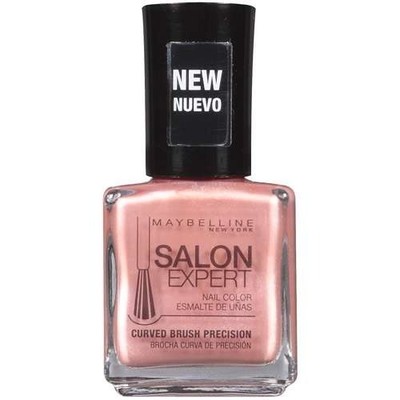 Maybelline Salon Expert Nail Color Polish 305 Peachy Keen Curved Brush 0.50oz