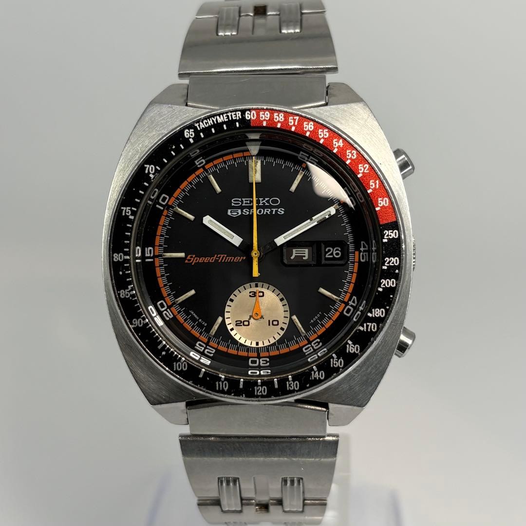 SEIKO 5 Sports 6139-6032 Automatic Watch Genuine Bracelet image 2