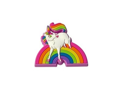 Lisa Frank Unicorn with Rainbow Jibbitz Shoe Charm Crocs | eBay display picture 2