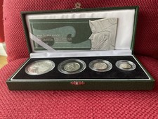 2003 Silver Proof Britannia Coin Set  £2 £1 50p20p  0.958 Silver