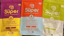 Sports Performance Stack! The Super Patch Company: Focus/Victory/Boost 3 packs.