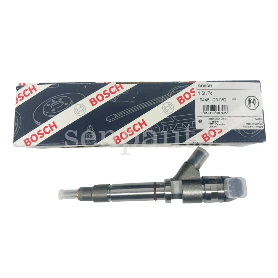 1 pieza inyectores de combustible diésel 0445120082 aptos para LMM 2007-2010 DURAMAX 6,6 L Foto 2 de 4