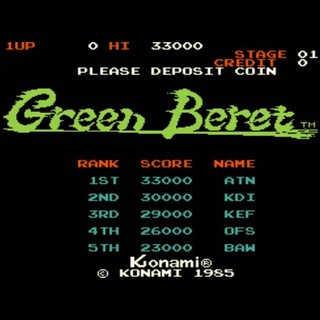Green Beret - Videogame by Konami | Museum of the Game