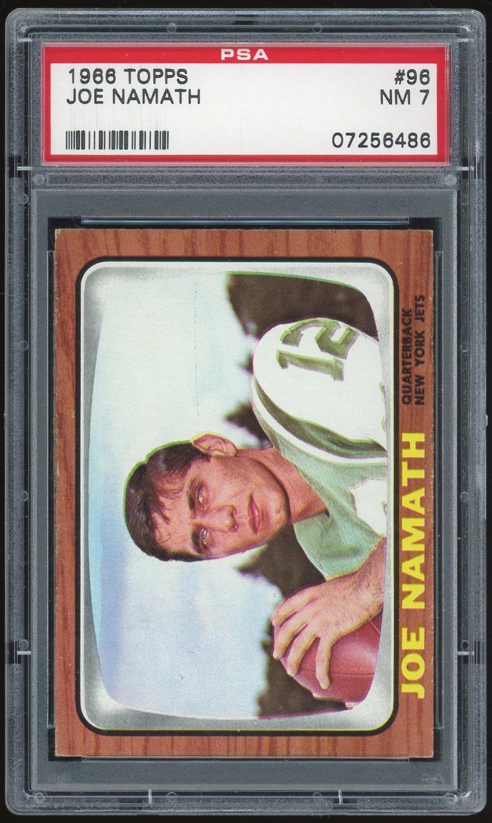1966 Topps #96 Joe Namath PSA 7 *6486