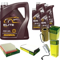 Mann Inspektionspaket 9L Mannol Elite 5W-40 FüR Porsche Boxster 2.5 2.7 S 3.2