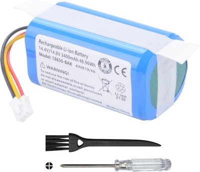 3400mAh 14.4V Vacuum Cleaner Battery Replacement for CECOTEC ICR18650 14 for