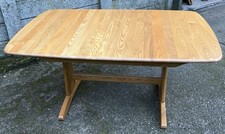 MODERN ERCOL WINDSOR  EXTENDING DINING TABLE CLEAN CONDITION 2 MAN DELIVERY