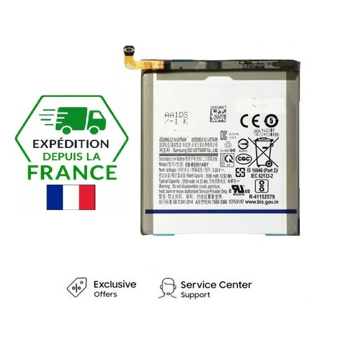 Batterie Pour le Samsung Galaxy S22 S901B Akku accu EB-BS901ABY neuve - Imagen 1 de 1