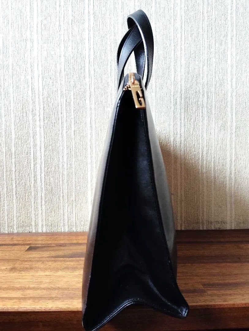 GUCCI Leather Black Handbag Tote Bag Women's thumbnail 4