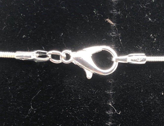 Diffuser Necklace Infuseu  Silver Tone Flower - image 5