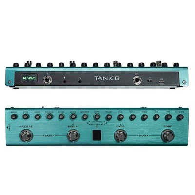 M VAVE Tank-G Multi Effects Guitar Pedal 36 Presets 9 Preamp Slots 8 IR Cab Slot