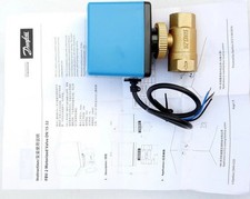 NOS DANFOSS MOTORIZED AUTOMATIC BALL VALVE MODEL FBV-2 DN15 220VAC 6W 193B0915