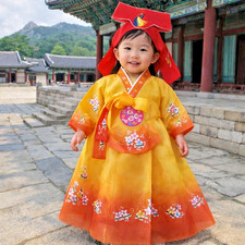 Korean Traditional Hanbok Dress for Kids Size 1 year to 2 T