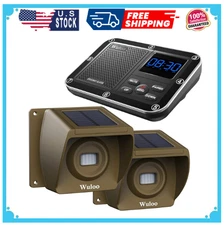 Solar Wireless Driveway Alarm 1800ft Range Rechargeable & Weatherproof