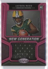 2023 Certified New Generation Jerseys Mirror Pink /299 Jayden Reed #NGJM-19 17j1