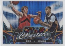 2023 Topps Cosmic Chrome Blue Moon Refractor 7/99 Jordan Hawkins Gradey Dick jg5