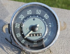 Vintage Vdo Volkswagen Vw Beetle Speedometer Dated 6.62 Vintage Vdo Volkswagen Vw Beetle Speedometer Dated 6.62
