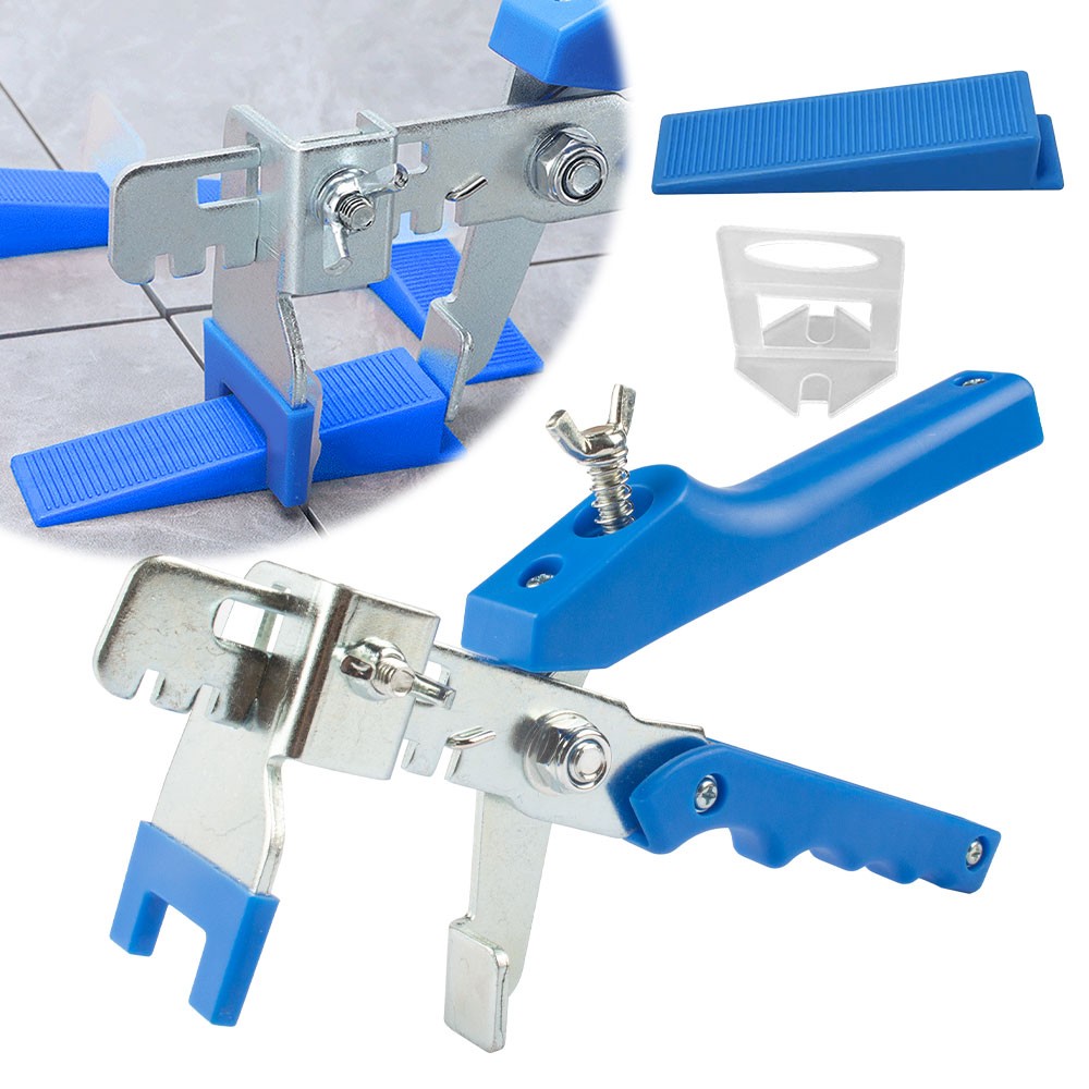 Saker Tile Leveling System 1/16 Inch with Tile Plier 500pcs Tile Leveler SpaceKU