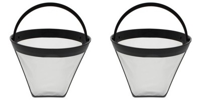 2x Dauer-Kaffeefilter in Größe 4 / Dauerfilter aus hitzebeständigem Kunststoff