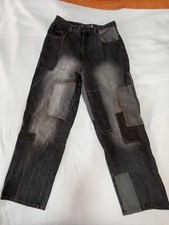 Vintage Akademiks Baggy Wide Leg Jeans Mens 32x30 Multi Seam Y2K CD0100964 Denim