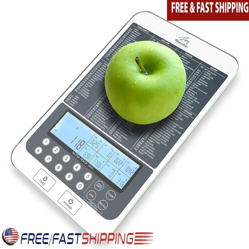 Digital Food Scale Macro Calculator Accurate Nutrition Analysis Weight Loss Tool
