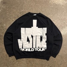 Felpa girocollo grafica Justin Bieber Justice World Tour