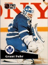 1991-92 Pro Set Grant Fuhr HOF 2003 Toronto Maple Leafs #494