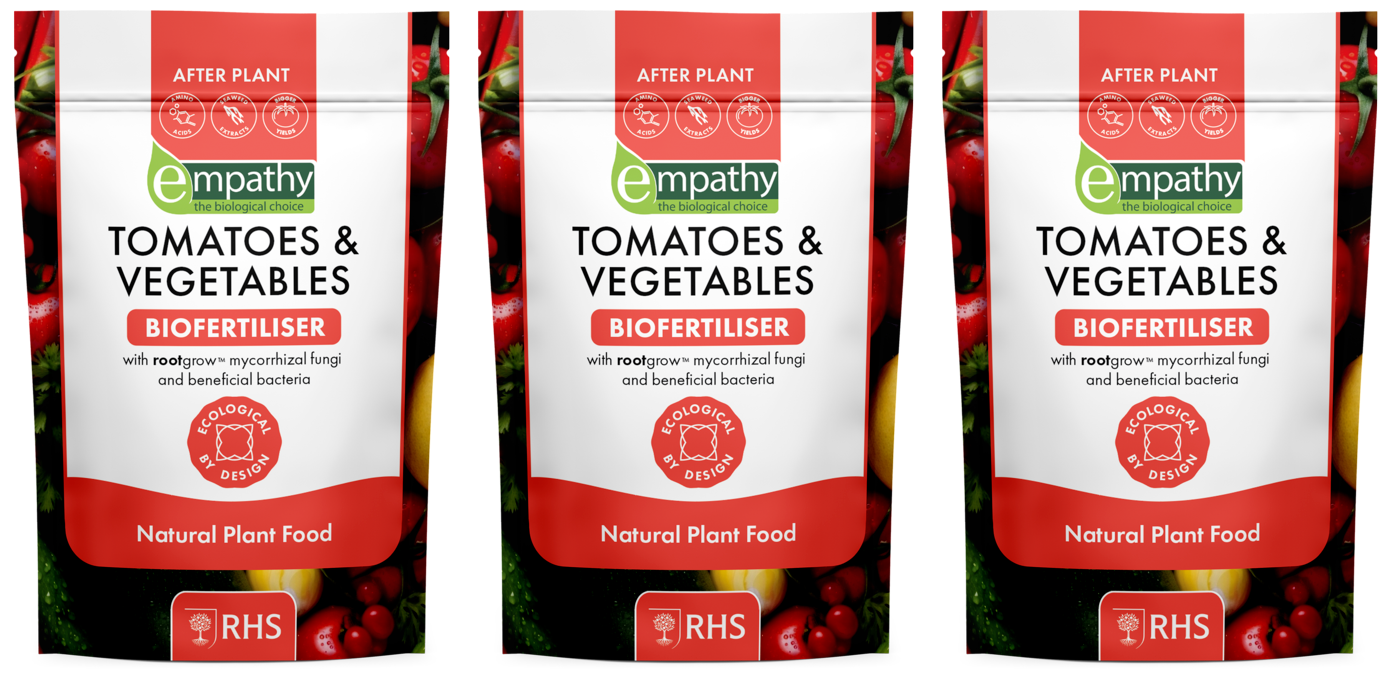 3x Empathy After Plant Tomatoes Vegetables Fertiliser Feed Natural Rootgrow 1kg