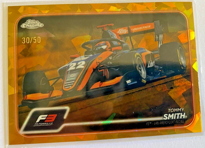 2024 Topps Chrome Sapphire Formula 1 F1 #135 Tommy Smith Gold 30/50