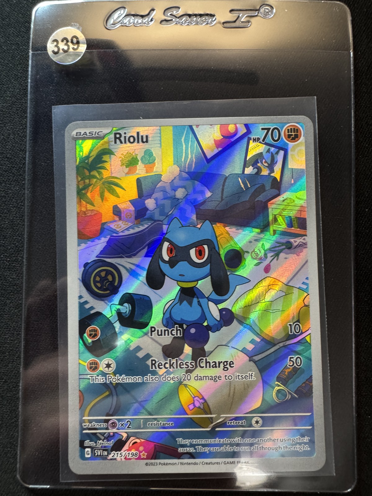 Riolu #215/198 SV01: Scarlet & Violet Base Set NM/NM+