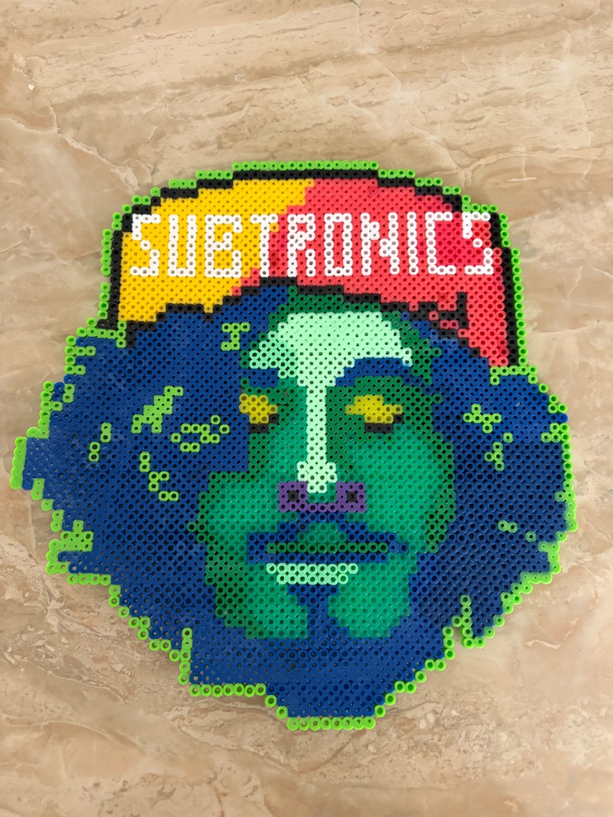 Subtronics Portrait Perler