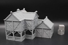Tabletop Terrain Plaster Cob House 13of19 Town City Dnd RPG wargame skirmish 28-