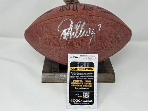 JOHN ELWAY signed Wilson football Game Ball DUKE JSA COA BRONCOS