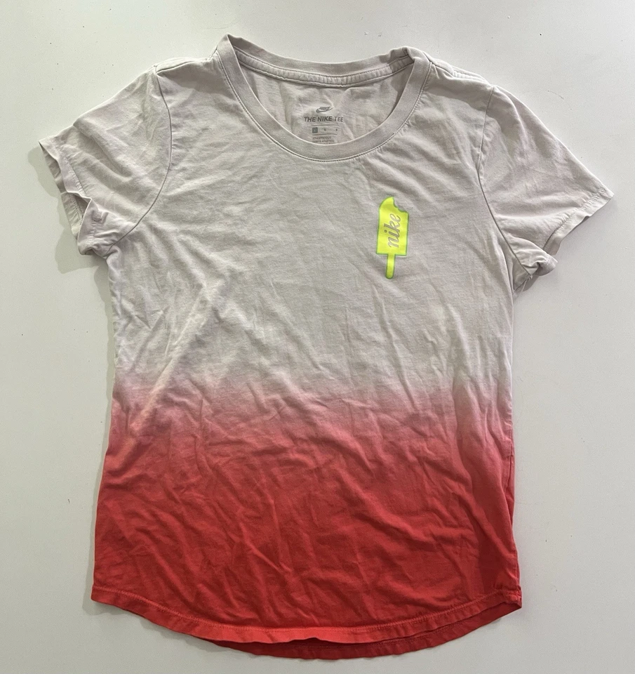 NIKE (2018) Official Girls Ice Cream Dip Dye T-Shirt Youth Size Large - Image 2 of 4