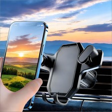 Car Mount Air Vent Phone Holder Swivel Cradle Strong Grip AC for Smart Phones