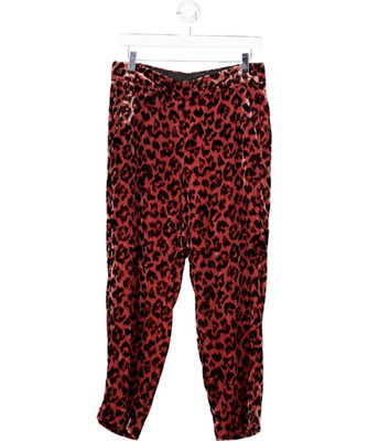 Hose J.crew Rosa Rose Leopardenmuster UK 6