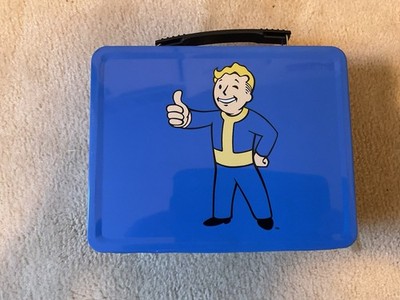 Fallout 4 Vault 111 Metal Tin Blue Lunchbox 