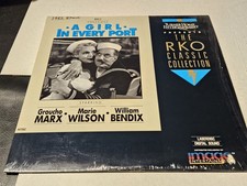 A Girl In Every Port Groucho Marx RKO Classic 1952 1990 Laserdisc