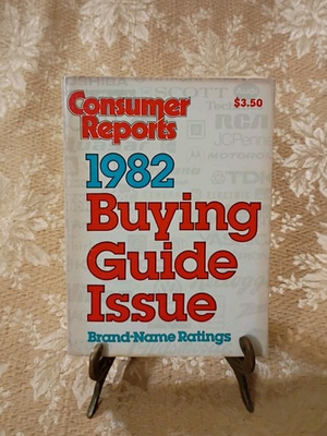 #ad 1982 Consumer Reports Buying Guide Issue Brand Name Ratings Vintage Paperback $13.59