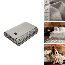 Arcturus Tahoe Wool Bed Blanket Queen Size 90...