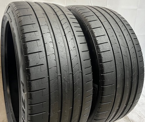 2 - NO REPAIRS 275/35ZR20 XL (102Y) Pirelli P Zero PZ4 (F) Ferrari OEM - 10087 Photo - $319