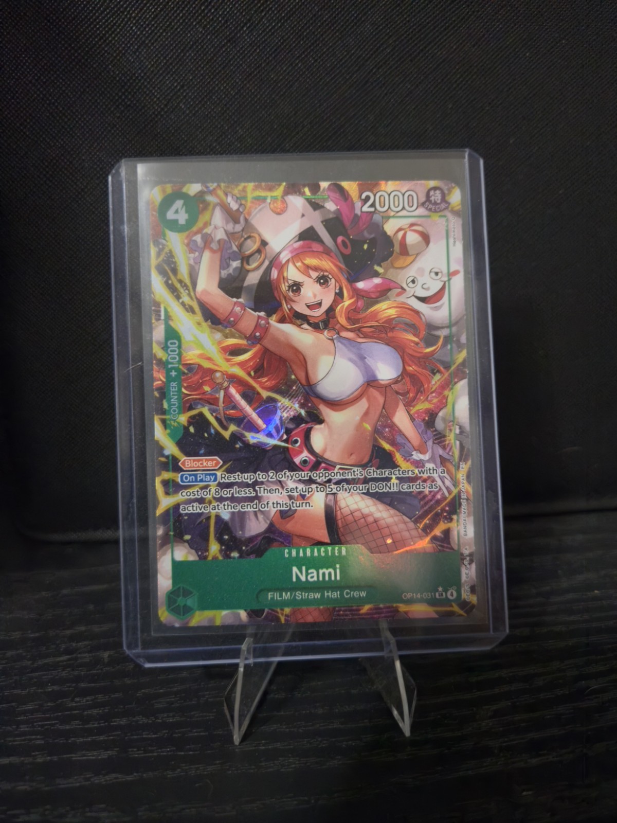 One Piece Nami OP14-031 Alt Art SR The Azure Sea’s Seven English