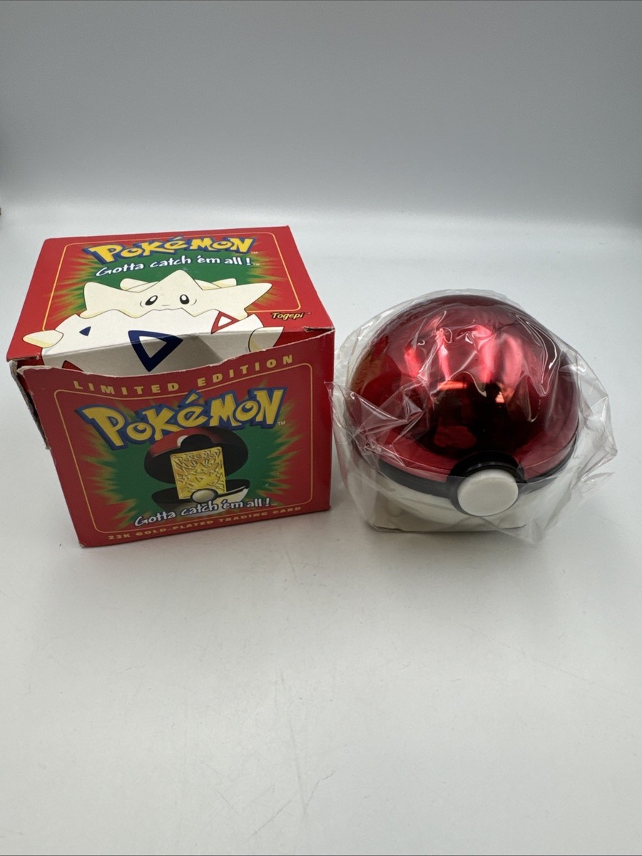 pokemon gotta catch'em all 23k gold plated trading card Nintendo Pokémon Gold-Plated #25 Pikachu| Rogue Toys Still in Box and Plastic Package Talk about a blast from