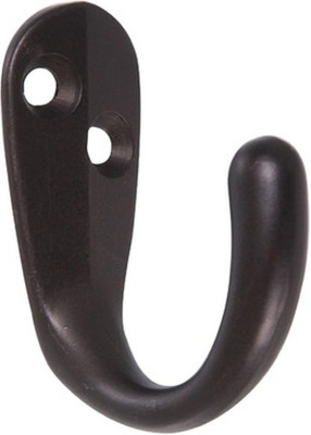Hillman Clothes Hooks 852282 Oil Rubbed Bronze 2PACK Hardware Closet/Door