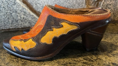Spring Step Multicolor Leather Comfort Ankle Boot Size 38 - Picture 6 of 21