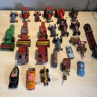 Vintage JOB LOT  Lesley ,Matchbox etc DIE CAST  Tractors, Combines, Cars etc